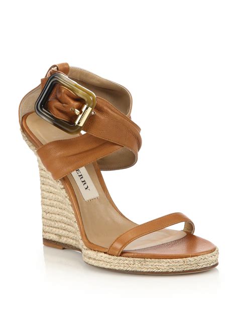 burberry catsbrook wedges|Women’s Designer Sandals .